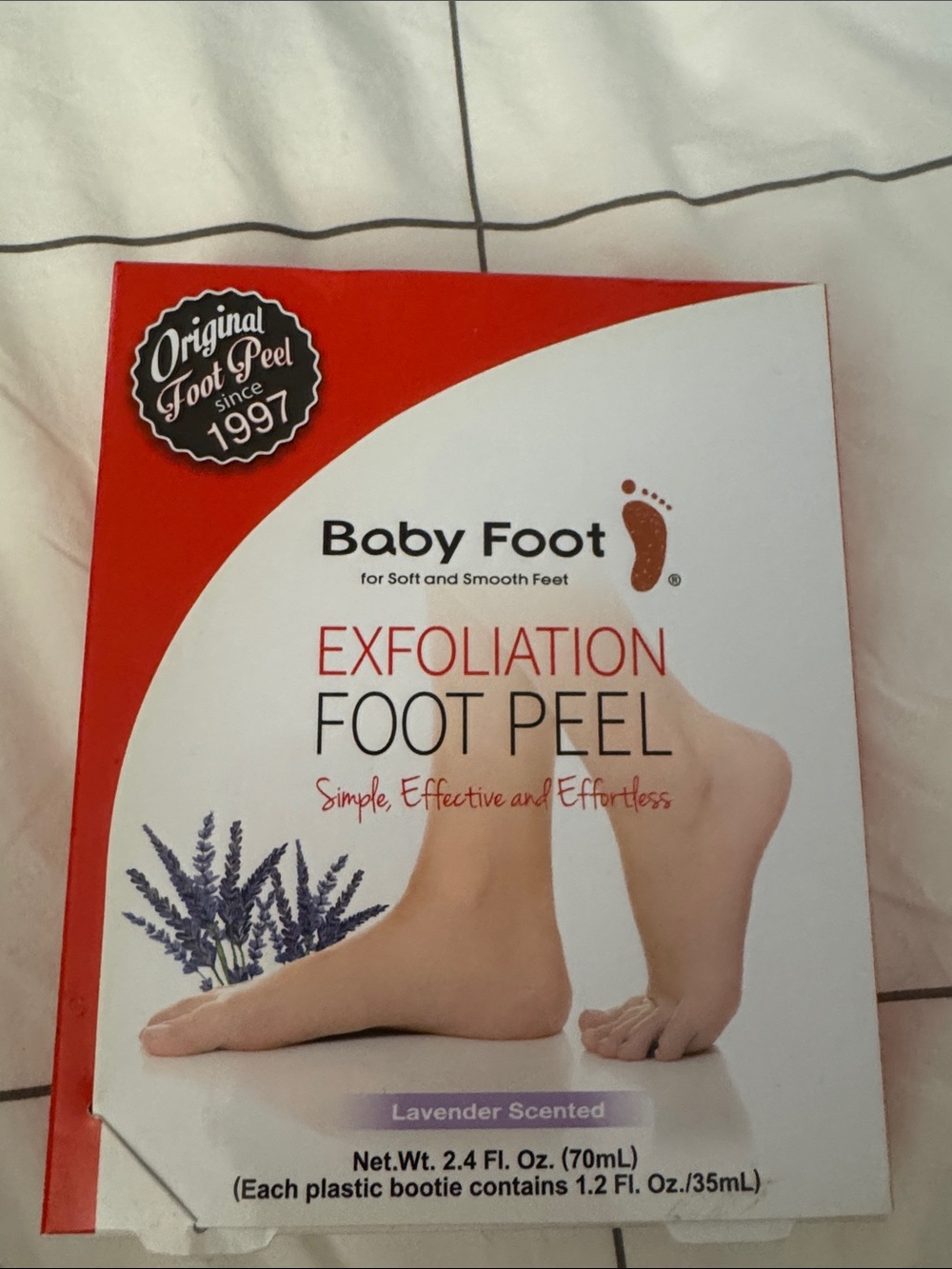 Lavender Exfoliation Foot Peel for Women